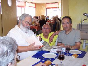 002 GUY A  GAUCHE ET RENE MONTANER ET AU CENTRE  RENE ANIORTE